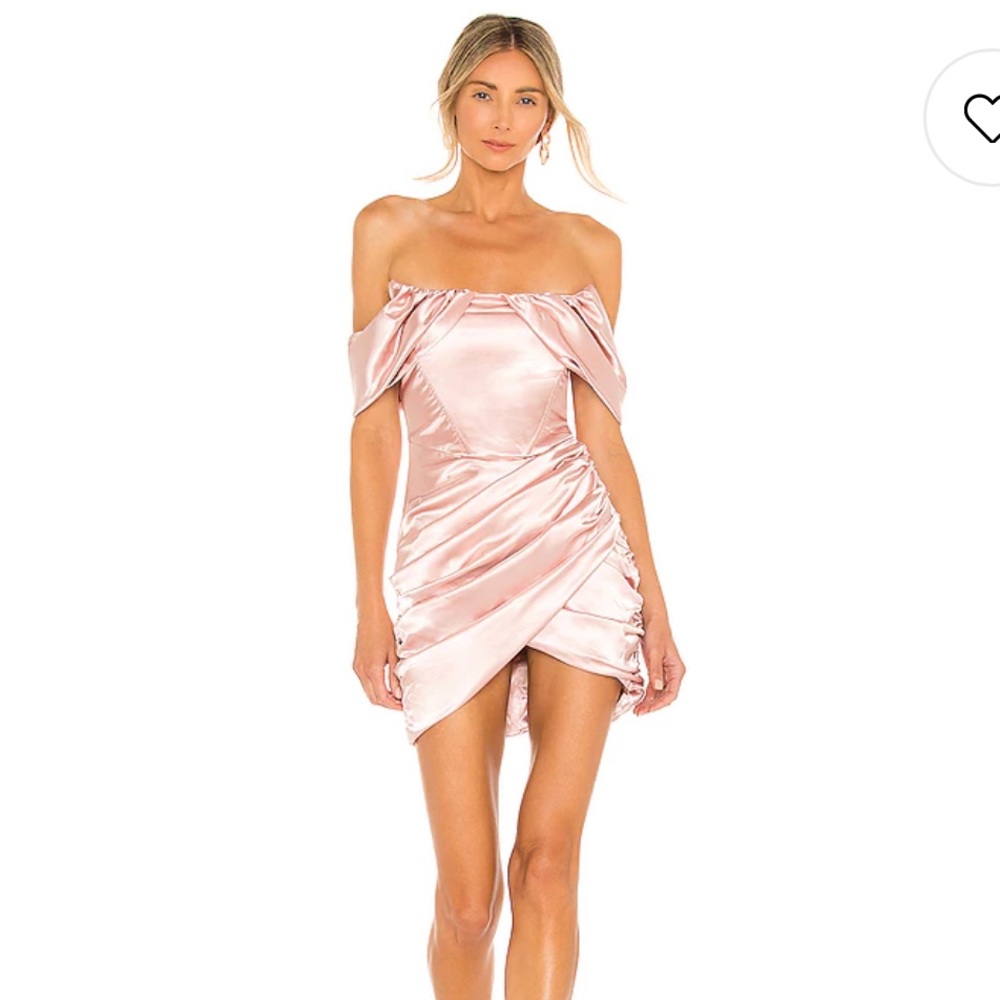 Superdown Aurora Corset Mini Dress in Blush